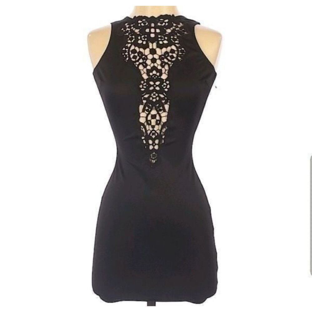 Dress The Population One Rad Girl Mini Dress In Black Size XS - Picture 1 of 8